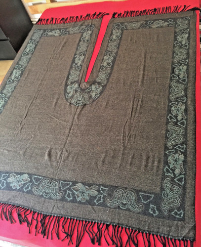 Vintage wool mohair poncho - vintage,