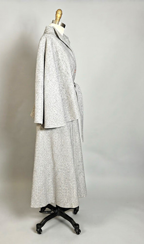 Women gray tweed vintage - tweed,